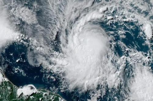 ویدئوی ماهواره آمریکا از پیشروی یک طوفان خطرناک