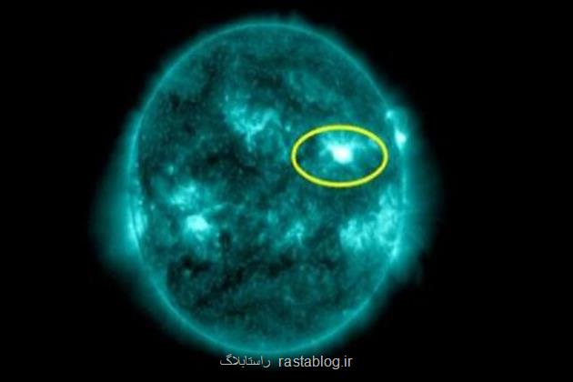 فوران یک شراره خورشیدی بزرگ در آخرین نفس های سال 2024